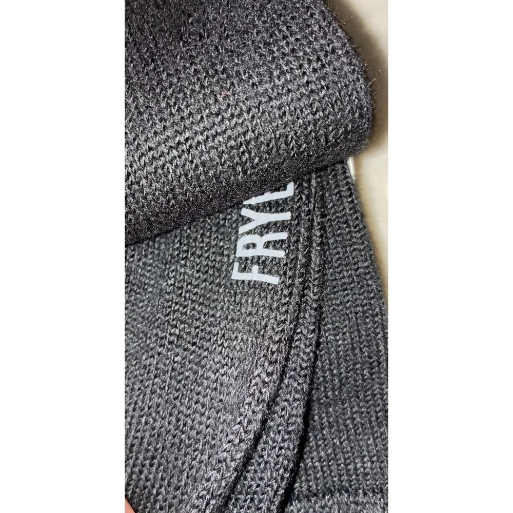 Frye Cashmere Blend Boot Socks Women's 5-10 Black Crew 8‎ Pairs NEW